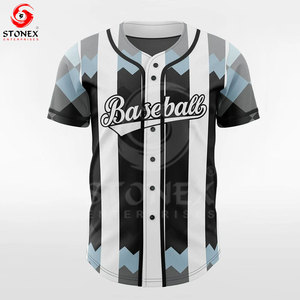 Jersey y pantalones de béisbol con cuello en V cómodos de nuevo estilo para hombre, conjunto de uniforme de equipo deportivo de diseño personalizado - Product Image 1