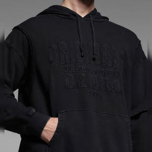 เสื้อสเวตเตอร์สวมหัวแบบลำลองสำหรับ100% มีฮู้ดไหล่ตกแบบกำหนดเองสำหรับฤดูหนาว - Product Image 2