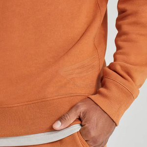 Nouveauté, survêtement pour homme en coton 100% respirant, uni, pull, streetwear, hiver, fermeture à cordon, poches latérales, haute qualité - Product Image 5