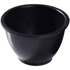 Vaso Cónico de Goma Negra para Yeso, 90 mm de Altura, 125 mm de Diámetro Superior, 60 mm de Diámetro Inferior - Product Image 2