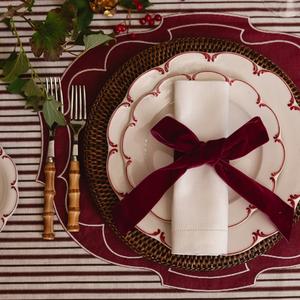 High Quality 32 cm Diameter Brown <b>Round</b> Rattan Charger Woven <b>Placemat</b> Modern Design Style From Vietnam - Product Image 3