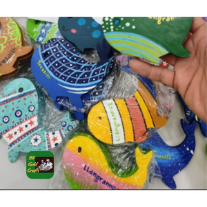 รูปปั้นปลาทำด้วยมือจากเวียดนามเครื่องประดับตกแต่งโต๊ะอาหารศิลปะแขวนผนังจัดแสดงสินค้าขายปลีก - Product Image 4