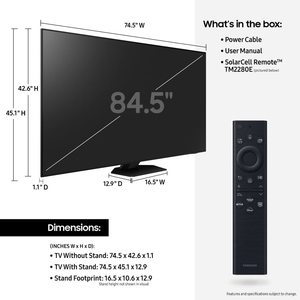 85-Inch Class 4K <b>Mini</b> LED HDR Smart QLED <b>TV</b> with Built-in Voice Assistant & 120Hz Refresh Rate Wi-Fi Enabled - Product Image 5