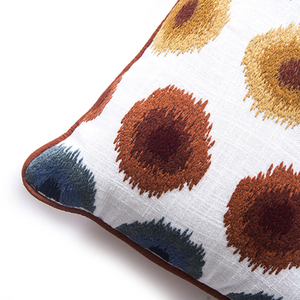 Cercle Design brodé à la main maison décorative luxe coussin lombaire taie d'oreiller Patio porche fauteuil couverture décorative - Product Image 2