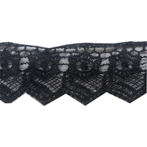 KVR 3.5cm Eco-friendly Design Lace Narrow Flax Linen Crochet <b>Braid</b> Trims - Product Image 3