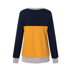 Sudadera de color sólido informal con estilo para mujer con mangas largas personalizable para el invierno a un precio - Product Image 2