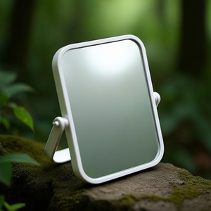 Elena White Freestanding <b>Makeup</b> Mirror with 5x Magnification <b>Vanity</b> Mirror 16.5x1.8x19cm C0202202 - Product Image 3
