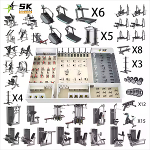 Phòng tập thể hình SK 800m², thiết bị tập luyện thể hình hoàn chỉnh, máy tập sức mạnh và tim mạch thương mại cho khách sạn, câu lạc bộ, trung tâm thể dục - Product Image 1