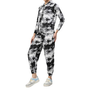 Chándales de diseño personalizado OEM de la mejor calidad para mujer, Sudadera con capucha de poliéster 100% y pantalones de chándal para correr, chándales de sublimación - Product Image 1