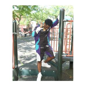 Conjunto de pantalones cortos cortavientos de verano para hombre con logotipo personalizado al por mayor, ropa de calle, chándal de 2 piezas - Product Image 1