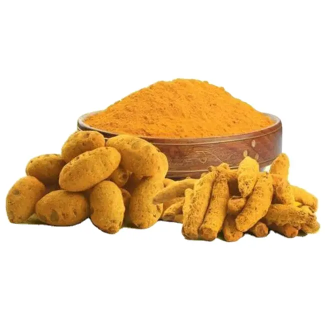 Dito di curcuma antiossidante di colore giallo di vendita caldo dito di haldi premium di alta qualità al prezzo di fabbricazione in India