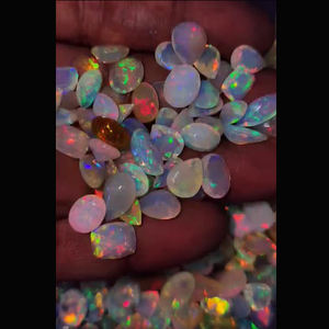 429 Uds ópalo etíope Natural 8mm 14mm pera ovalada rectángulo faceta 495 CTS lote Iroc ventas buena calidad ópalo piedra preciosa US $1132 - Product Image 2