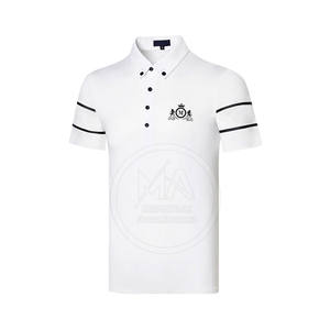 Respirant hommes polos Logo personnalisé imprimé hommes polos élégant à manches courtes hommes Polo T-Shirt - Product Image 1