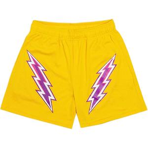 Shorts de mode pour hommes, imprimé graphique personnalisé par sublimation, maille premium, style urbain, respirant, pour la gym, taille mi-haute avec cordon de serrage - Product Image 2