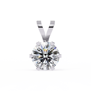 Magnifique pendentif et breloque en or 18 carats avec diamant de laboratoire pour femme - Product Image 3