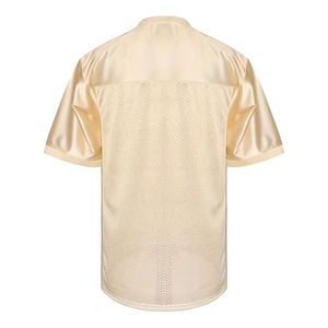 Maillot de football américain imprimé 100% polyester, manches courtes, coupe ample, respirant et anti-transpiration pour le sport - Product Image 2