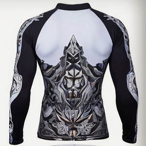 2025 mejor calidad Premium logotipo personalizable mujer Rash Guard conjunto corto de talla grande entrenamiento térmico atletismo para verano - Product Image 6