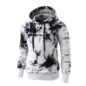 2024 nueva llegada de calidad superior transpirable Tie Dye sudaderas con capucha para hombres sostenible Venta caliente ropa de invierno conjuntos OEM - Product Image 1