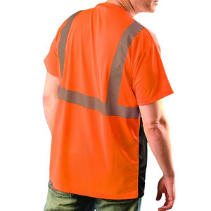 2024 logotipo personalizado estampado mecánico ropa de trabajo camisas de manga corta Camisa de trabajo de seguridad para los hombres al por mayor camisa de seguridad reflectante - Product Image 6