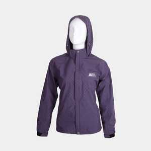 FHOH Veste imperméable réversible pour femme Style ample et décontracté avec col montant et capuche Coupe-vent et respirant Taille 3XL - Product Image 2