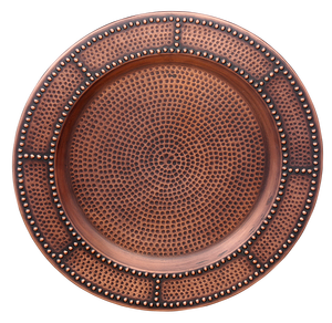 Plaque de présentation de luxe en métal doré avec filigrane gravé ottoman et motif cachemire - Product Image 5