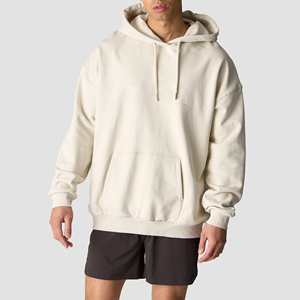 Nueva Llegada, Sudadera con Capucha Extra Grande de Invierno 100% Algodón, Sudadera con Capucha de Forro Polar para Hombre de Talla Grande, Sudadera con Capucha Transpirable y Ecológica - Product Image 4