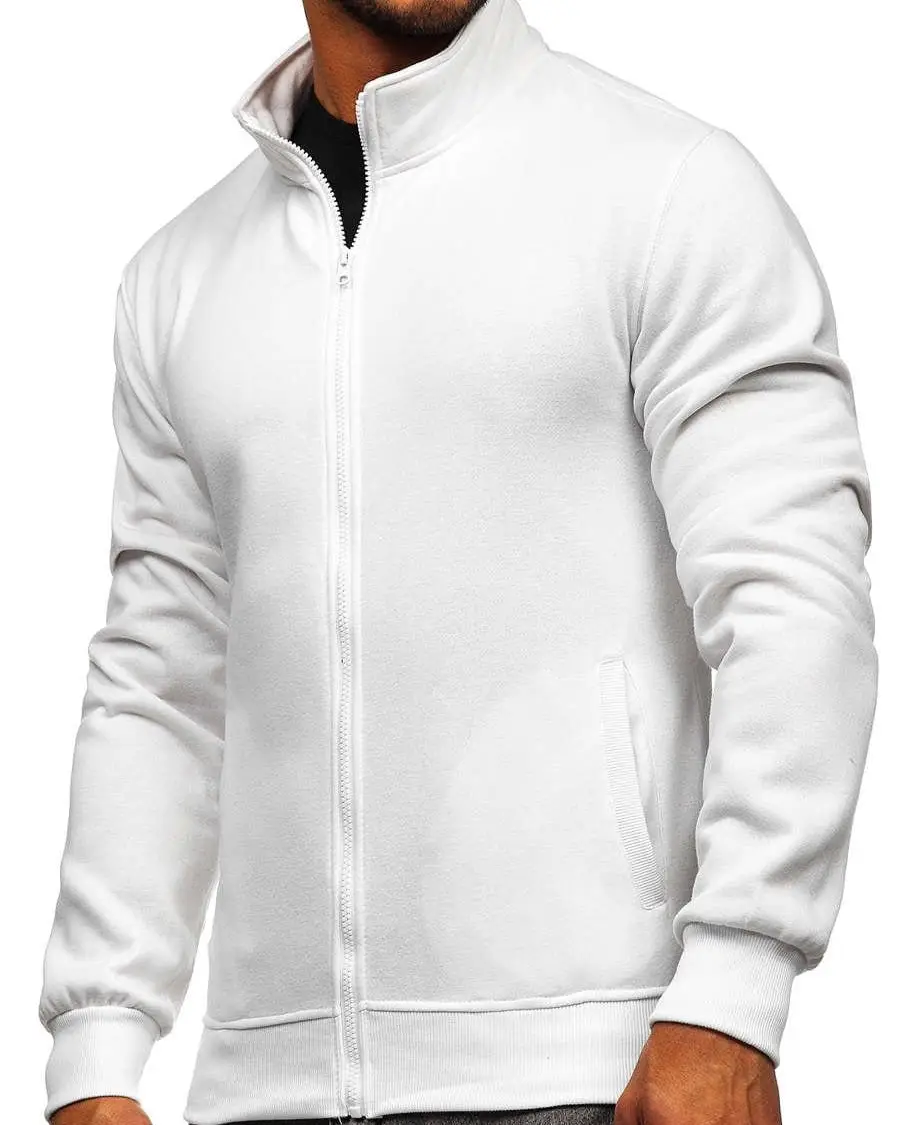 Custom Logo Full Rits Up Hoodies Fleece Gevoerde Sweatshirts Casual Atletische Workout Pullover Met Zak Lege Hoodie Van Hoge Kwaliteit