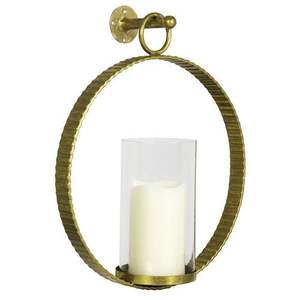 Candelero de pared de nuevo diseño decorativo con material de yute de ratán, Juego de 2 candelabros colgantes para decoración de habitación de Hotel - Product Image 3