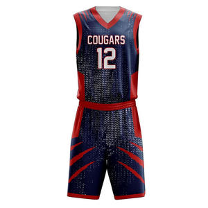 Custom Plus Size Fully Sublimated Basketball <b>Jersey</b> <b>Short</b> Set Reversible Quick Dry Summer Uniform Personalized Team Kit Print - Product Image 5