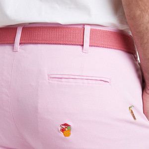 Pantalones cortos bordados para hombre ligeros de diseño OEM personalizado de MOQ bajo/pantalones cortos bordados cómodos para hombre - Product Image 3
