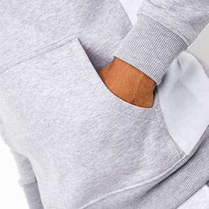 Survêtement d'hiver pour homme de haute qualité, à capuche, 100% coton, streetwear, sport, entraînement, jogging, 400g, respirant, prix bas, vente en gros - Product Image 6