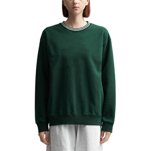 Sudadera de manga larga de gran tamaño para mujer, insignia de lavado ácido, logotipo personalizado, Sudadera con capucha de invierno informal holgada, forro polar de algodón 100% - Product Image 1