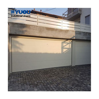 Puerta de Garaje Residencial Blanca, Proveedor de Puertas Seccionales Metálicas Personalizadas y Aisladas
