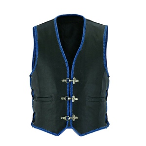 Gilet en cuir de moto personnalisé gilet en cuir de motard en maximisant l'usure - Product Image 4