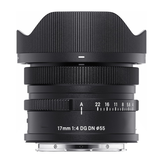 Full-Frame 17mm F/4 Fixed Focus Wide-Angle Lens E Mount Made in Japan