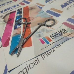 Outils de perçage corporel Pince à ancre cutanée à polissage miroir avec inserts dermiques Instruments chirurgicaux à source manuelle certifiés CE - Product Image 4