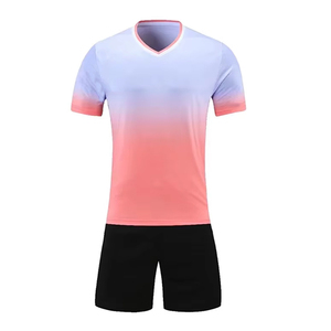 เสื้อทีมฟุตบอลผ้าโพลีเอสเตอร์100% เสื้อเจอร์ซีย์และเครื่องแบบฝรั่งเศสพิมพ์โลโก้ได้ตามต้องการสำหรับผู้ใหญ่ - Product Image 1
