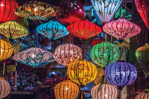 Festival Silk <b>Lanterns</b> with Bamboo Frames Traditional <b>Lantern</b> with many shape size and color ready to export - Product Image 6