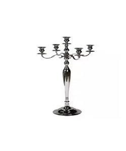 Bougeoir en métal fabriqué à la main pour intérieurs modernes et classiques Parfait pour la décoration de table de salon et de bureau - Product Image 2