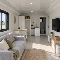 Cabine de luxe mobile de 20 pieds, bureau extérieur, pod de travail mobile pour jardin