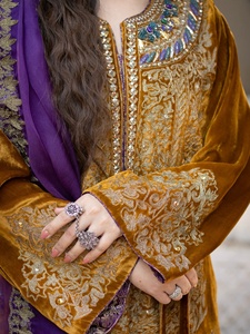 ชุดดีไซเนอร์อินเดียและปากีสถาน ปัญจาบดีไซเนอร์ดอติ และ บอแลวีดีไซเนอร์ซาลวาร์ คามีซ ชุดแต่งงานและชุดออกงานสำหรับผู้หญิง คอลเลคชั่น 6001 - Product Image 5