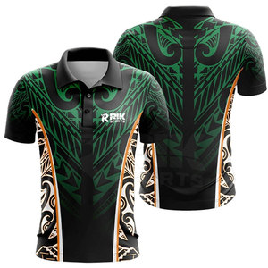 Camisetas Polo Sublimadas para Hombre con Estampado Personalizado, Camiseta Polo de Alto Rendimiento con Sublimación 3D Personalizada - Product Image 3