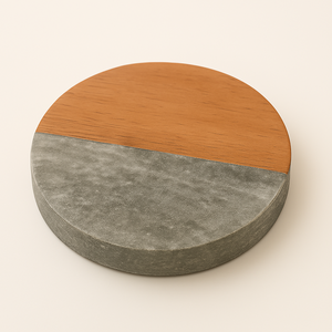 Marble Wood Coaster for Tabletop <b>Protection</b>, Cup Holder Coasters for Multiple Cup Types, Wood Coaster kitchen accessories - Product Image 4