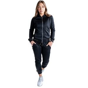 Fashion Crop Top Suit Hooded Sportswear Pullover <b>Leggings</b> Velvet Women Sweat suit 2 Piece Set Tracksuit - Product Image 6