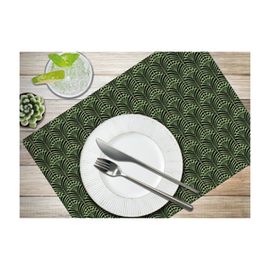 Set de 2 napperons de table classiques en tissu imprimé à la main, 14x18, pigments naturels non décolorants, 250 g/m², structure conçue pour les acheteurs mondiaux - Product Image 5