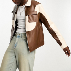 <b>Top</b> Trending Men's <b>Leather</b> Jacket <b>High</b> Quality Custom Made <b>Leather</b> Fashion Jackets Custom Logo Stylish <b>Leather</b> Jacket For Men - Product Image 1
