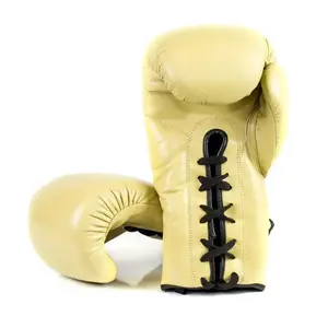 Gants de boxe imprimés sur mesure en cuir de vachette véritable vente en gros en cuir PU couleur d'emballage avec logo OEM matériau origine lieu modèle client - Product Image 3