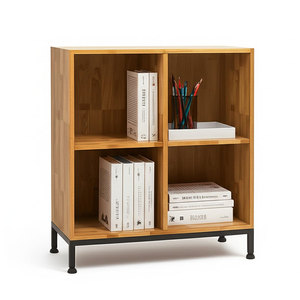 Archivador de Oficina Minimalista de Madera de Caucho THS68066 70x70x30cm Independiente para Oficina, Taller, Almacén, Gimnasio, Almacenamiento de Archivos - Product Image 1