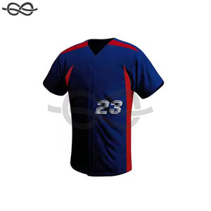 Uniformes de softball et de baseball personnalisés pour adultes en gros, manches courtes, respirants, séchage rapide, impression personnalisée - Product Image 4