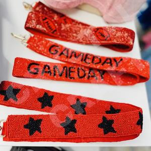 CRYSTAL CRAFT Sangle de sac à main en perles de verre de couleur personnalisée de style indien avec logo personnalisé pour un usage quotidien - Product Image 1